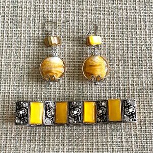 Bracelet and Earrings Set